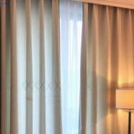 Hotel Curtains Before